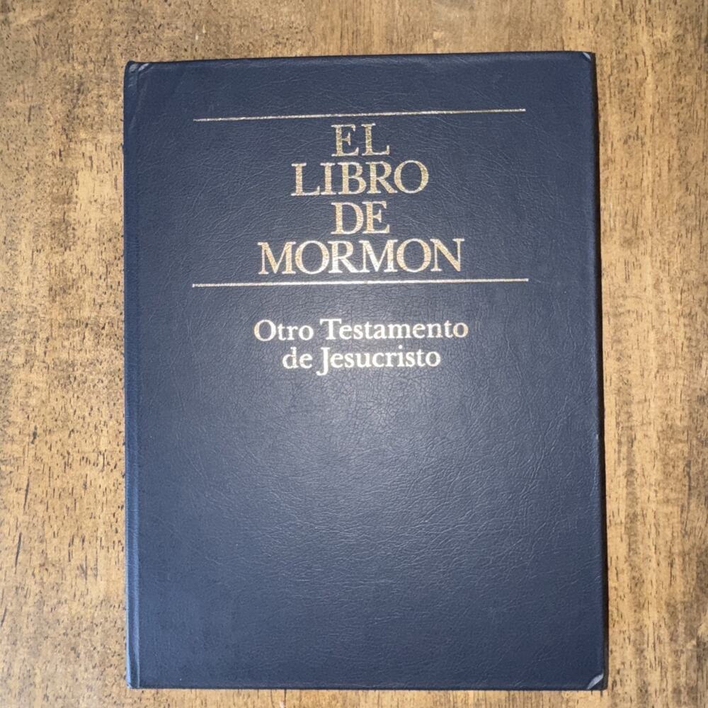 SPANISH ESPAÑOL BOOK OF MORMON (Hard cover LARGE PRINT) LETRAS GRANDES LIBRO